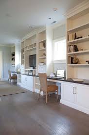 Built In Shelves Tv And Desk Desks White Built In Desks Long Desks Desk For Two White Shelving Office Built Ins Built In Desk Built In Cabinets