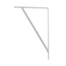 Everbilt 20 In X 13 In White Heavy Duty Shelf Bracket 14825 The Home Depot Heavy Duty Shelf Brackets Shelf Brackets Shelves