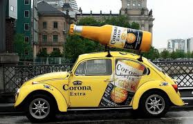 Vw Fusca Corona Extra Guerilla Marketing Volkswagen Beetle