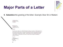 Business Letter Writing