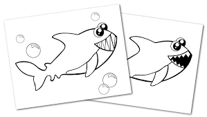 Children have also developed a liking for them and as a result they love to read stories involving them or fill up shark coloring pages with attractive colors. Free Printable Shark Coloring Page Simple Mom Project