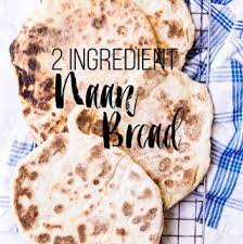 Miracle 2 Ingredient Naan Bread Creamy Greek Yogurt Mixed With Fluffy Self Raising Flour And A Pinch Of Salt In 2020 Naan Bread Miracle Dough Recipe Naan