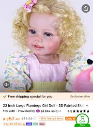 Violet Parker so truly real reborn doll for Sale. Excellent condition.  Smoke free home. Bought at the Bradford exchange. Description in photos.  Message me if interested