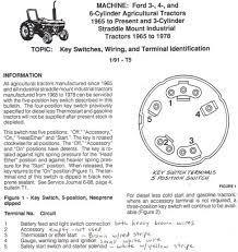 A wiring diagram is usually used to troubleshoot issues and also to earn certain that all the links have been made as well as that whatever exists. Ford Tractor Ignition Switch Wiring Wiring Diagram Series Weigh Series Weigh Pennyapp It