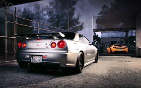 We present you our collection of desktop wallpaper theme: Download Wallpaper For 2560x1440 Resolution Nissan R34 Skyline Gt R Cars Wallpaper Better