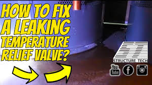 My hot water heater is leaking. A Leaking Relief Valve At The Water Heater Why It S Leaking And What To Do About It Structure Tech Home Inspections