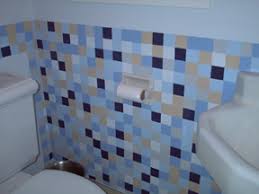 Smart and thrifty bathroom updates to help give your space a fresh look without renovation. Faux Painting Effect Tile In My Bathroom