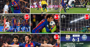 Angel di maria, cavani and julian draxler were in superb form as manager unai emery masterminded his first victory over barca in 23. Barcelona 6 1 Psg Agg 6 5 How One Of The Greatest Ever Champions League Comebacks Unfolded Mirror Online