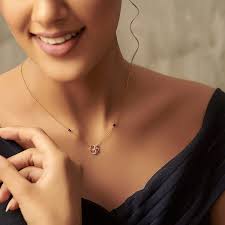 Om Diamond Mangalsutra Necklace