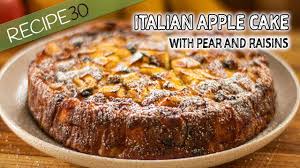 Maybe you would like to learn more about one of these? Italian Apple And Pear Cake With Raisins Youtube Pear Cake Pear Cake Recipes Apple Recipes
