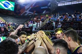 Brazil tops Group B after beating Canada in straight sets.