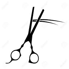 You can find more scissor clip arts black and white in our. Vector Illustration Hairdressing Concept Icon Hair Scissor Cutting Royalty Free Cliparts Vectors And Stock Illustration Image 85576059