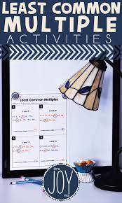 Least Common Multiple Activities Interactive Notes Least Common Multiple Algebra Worksheets