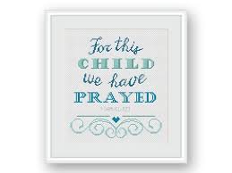 We love this larger than life style. For This Child We Have Prayed Cross Stitch Pattern Bible Verse Cross Stitch Chart Baby Boy Nursery Wall Decor Quote Cross Stitch Pdf Cross Stitch Patterns Nursery Cross Stitch Cross Stitch