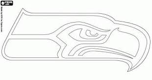 Nfl Logos Printable Coloring Pages Seattle Seahawks Logo Seahawks Colors Seahawks Crafts