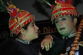 File:Swang performers Sandhya Sharma and Satish Kashyap.JPG