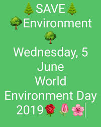 World environment day is an annual observance on 5th june. Wednesday 5 June World Environment Day 2019 Save It And Be Happy Worldenvironmentday World Environme World Environment Day Environment Day Environment
