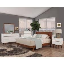 The glass fireplace set in stone is beautiful. Modern Contemporary Bedroom Sets Allmodern