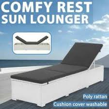 We did not find results for: Vidaxl Outdoor Sunlounger Poly Rattan 195x60x68cm White And Black Patio Daybed 8718475606970 Ebay