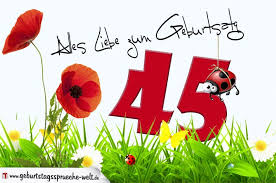 Lustige Bilder Zum 45 Geburtstag 45 Geburtstag Glückwünsche Und