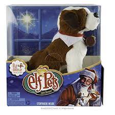 Elf On The Shelf Pets A St Bernard Tradition Plush The Elf Pets Jingle All The Way Holiday Crafts