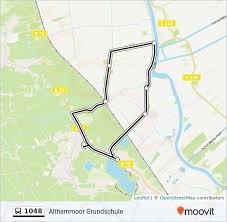 Die linien 104 und n42 fahren durch die westfälische straße zum bahnhof halensee, der der zentrale umsteigebahnhof im ortsteil ist. 1048 Route Fahrplane Haltestellen Karten Althemmoor Grundschule