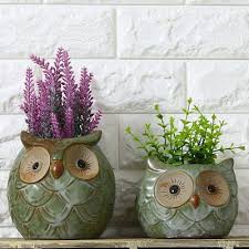 Get deals with coupon and discount code! Ceramic Flowerpot Cartoon Owl Shaped Pot For Succulents Fleshy Plants Flowerpot Ebay Flower Pots Garden Plant Pots Flower Pot Garden