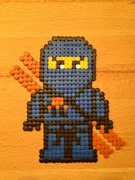 Ninjago Jay Aus Bugelperlen Bugelperlen Pokemon Perlen Bugelperlen Vorlagen