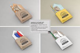 Download Takeout Cutlery Utensil Mockup Food Box Packaging Packaging Mockup Free Packaging Mockup