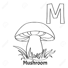 Here is a list of coloring pages that you can download and print for free. Vector Alphabet Letter M Coloring Page Mushroom Royalty Free Cliparts Vectors And Stock Illustration Image 85879623