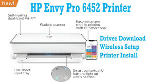 New Hp Envy Pro 6452 Printer Driver Software Download Printer Printer Driver Installation