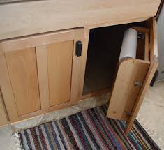 Over the cabinet towel bars keep pot holders, hand and dish towels always within reach; Kitchen Cabinet Door Organizer Paper Towel Holder Ana White