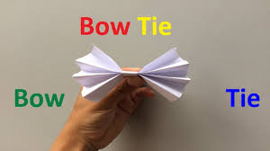 1) using a thicker ribbon, mine is 1 1/2″, cut two pieces, one 8 inches, one 2 inches. How To Make A Paper Bow Tie Easy Origami Bow Tie Tutorial Making An Origami Bow Tie Youtube