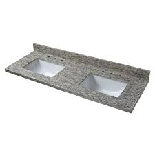w granite double sink vanity top