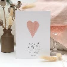 The 12th wedding anniversary showcases your enduring marriage. 12th Silk Heart Personalised Wedding Anniversary Card Shop Online Hummingbird Card Company