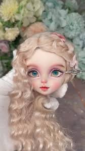 Eyes moveable doll#barbie doll#clay doll