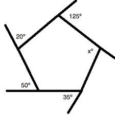 The internal angles in a simple pentagon total. How To Find An Angle In A Pentagon Act Math