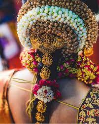 a closer look at the stunning details muah nbsp nbsp purpleb bridal hairstyle indian wedding south indian bride hairstyle south indian wedding hairstyles