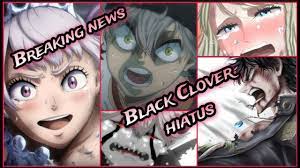 HUGE BREAKING NEWS BLACK CLOVER INDEFINITE HIATUS - YouTube