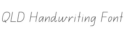 There are many types of handwritten fonts: Qld Handwriting Font Font Ffonts Net