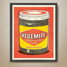 Vegemite Pop Art Colour Print Retro Prints Pop Art Posters Pop Art