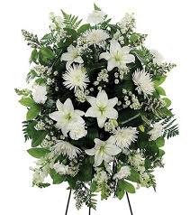 Funeral flowers for delivery to more than 80 countries. Living Tribute Standing Spray Condolence Flowers Funeral Flower Arrangements Funeral Flowers
