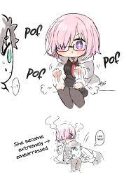 mashu s blushing lap pillow translated azuko fate stay night anime fate anime series anime