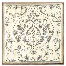 Check spelling or type a new query. Distressed Cream Damask Metal Wall Decor Hobby Lobby 1462639