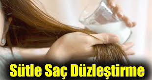Evde Sut Ile Sac Duzlestirme Resimli Anlatim