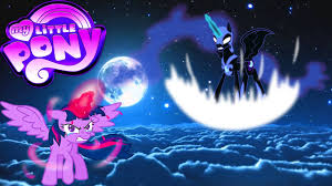 900x600 my little pony nightmare moon coloring pages. My Little Pony Transform Twilight Sparkle Vs Princess Luna Battle Mlp Coloring Videos For Kids Youtube