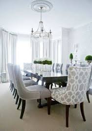 White Oval Dining Table With Hot Pink Dining Chairs Eclectic Dining Room Dining Room Contemporary Grey Dining Room Transitional Dining Room