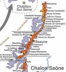 Les Vins De Bourgogne Carte Des Vins Vin De Bourgogne Vins