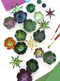 Download How To Make Realistic Paper Succulents With Cricut Damask Love