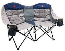 Heavy Duty Oversized Folding Double Camp Chair Collection Best Offer Best Folding Chairs Camping Chairs Love Seat